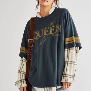 NWOT Daydreamer for Free People Queen Tee